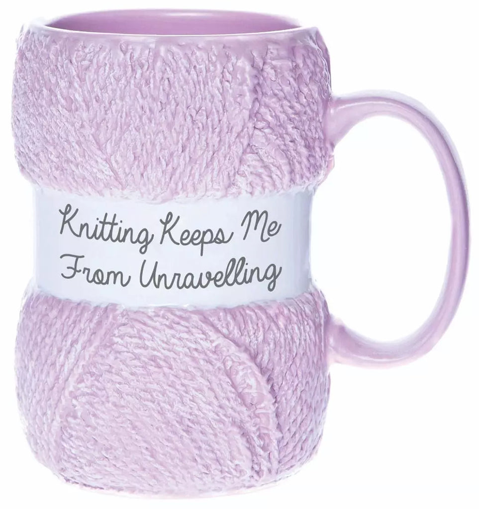 Boxer Gifts: Unravelling - Knitting Novelty Mug