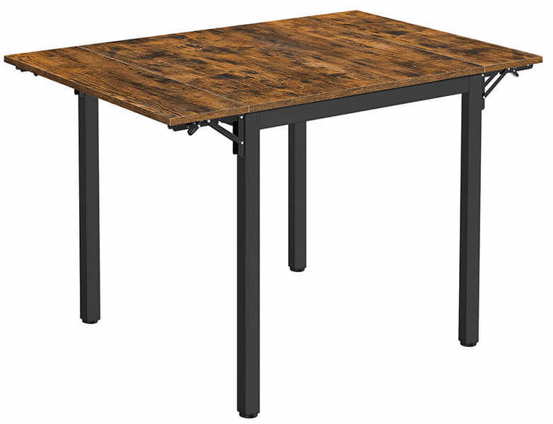 Vasagle : Folding Dining Table - Rustic Brown