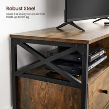 Load image into Gallery viewer, Vasagle : 1.47M TV Stand Cabinet - Rustic Brown