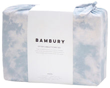 Load image into Gallery viewer, Bambury: Nimbus Flannelette Sheet Set - Blue (King)