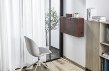 Load image into Gallery viewer, Gorilla Office: Wall-Mounted Drop Down Storage Cabinet - Walnut