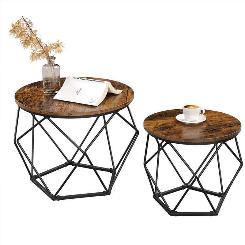 Vasagle Unique Coffee Table Set - (Set of 2)