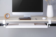 Load image into Gallery viewer, Gorilla Office: Clamp-On Keyboard Tray - White