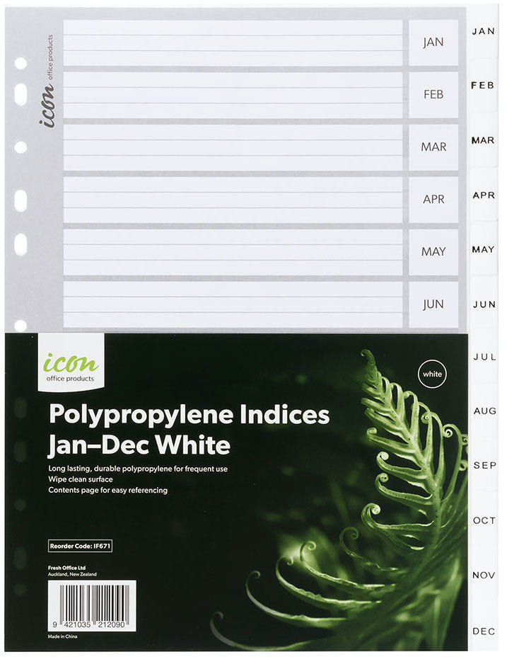 Icon PP Indices Jan-Dec White