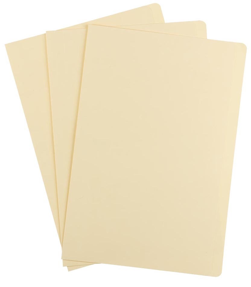 Icon Manilla File Folders Foolscap Buff Pack of 50