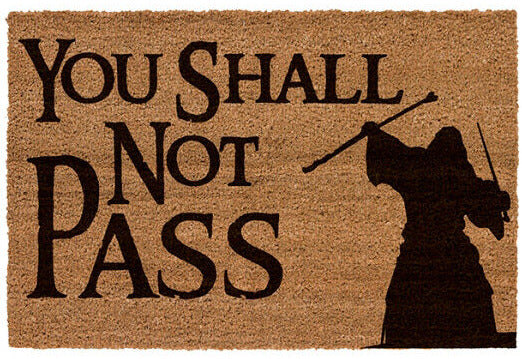 The Lord of the Rings: You Shall Not Pass Doormat