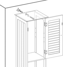 Load image into Gallery viewer, Vasagle Soglio Freestanding Storage Cabinet