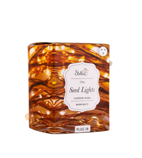 Stellar: 100 LED Seed String Light - Copper - Stellar Haus