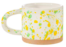 Load image into Gallery viewer, Sass &amp;Belle: Yellow And Green Splatterware Mug - Sass &amp; Belle