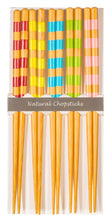 Load image into Gallery viewer, Sass &amp;Belle: Striped Bamboo Chopsticks - Sass &amp; Belle