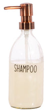 Load image into Gallery viewer, Sass &amp; Belle: Shampoo Refillable Glass Bottle With Pump