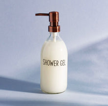 Load image into Gallery viewer, Sass &amp; Belle: Shower Gel Refillable Glass Bottle With Pump