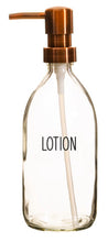 Load image into Gallery viewer, Sass &amp; Belle: Body Lotion Refillable Glass Bottle With Pump
