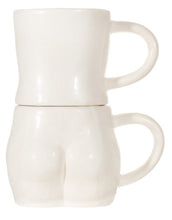Load image into Gallery viewer, Sass &amp; Belle: Body Stacking Mugs White