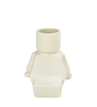 Load image into Gallery viewer, Urban Products: Block Man Planter - White (14cm)