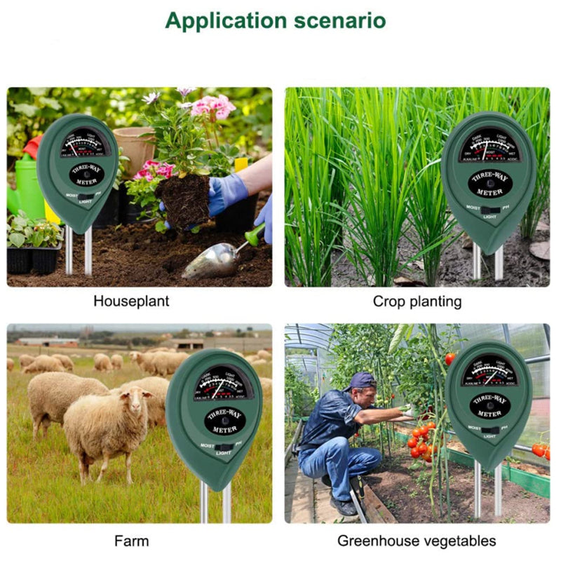 Soil PH Detector Nutrient Tester Potted PH Value Hygrometer