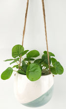 Load image into Gallery viewer, Urban Products: Avery Dot Round Hanging Planter - Blue