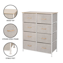 Load image into Gallery viewer, Ovela: 8 Drawer Storage Chest - Beige