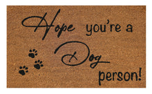 Load image into Gallery viewer, Urban Products: Dog Person Doormat