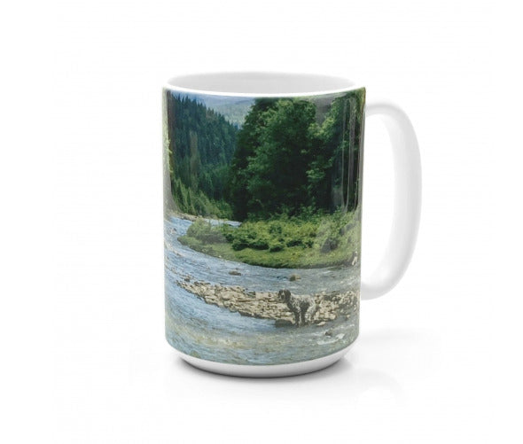 Prank-O: When Nature Calls Riverscape Mug