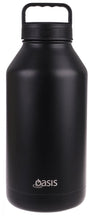 Load image into Gallery viewer, Oasis: Titan Stainless Steel Double Wall Insulated Bottle 1.9l (Black) - D.Line