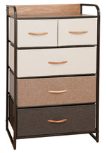 Load image into Gallery viewer, Ovela 5 Drawer Storage Chest - Multi Color