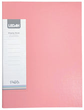 Load image into Gallery viewer, Ledah Pastels Display Book A4 Pink 20 Pocket