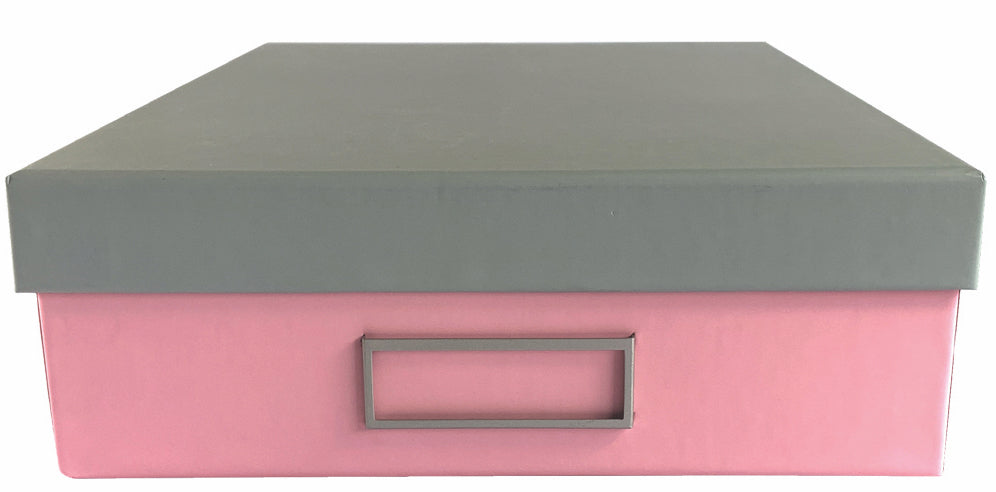 Ledah Pastels Storage Box A4 Pink