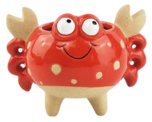 Load image into Gallery viewer, Urban Products: Crab Planter Red