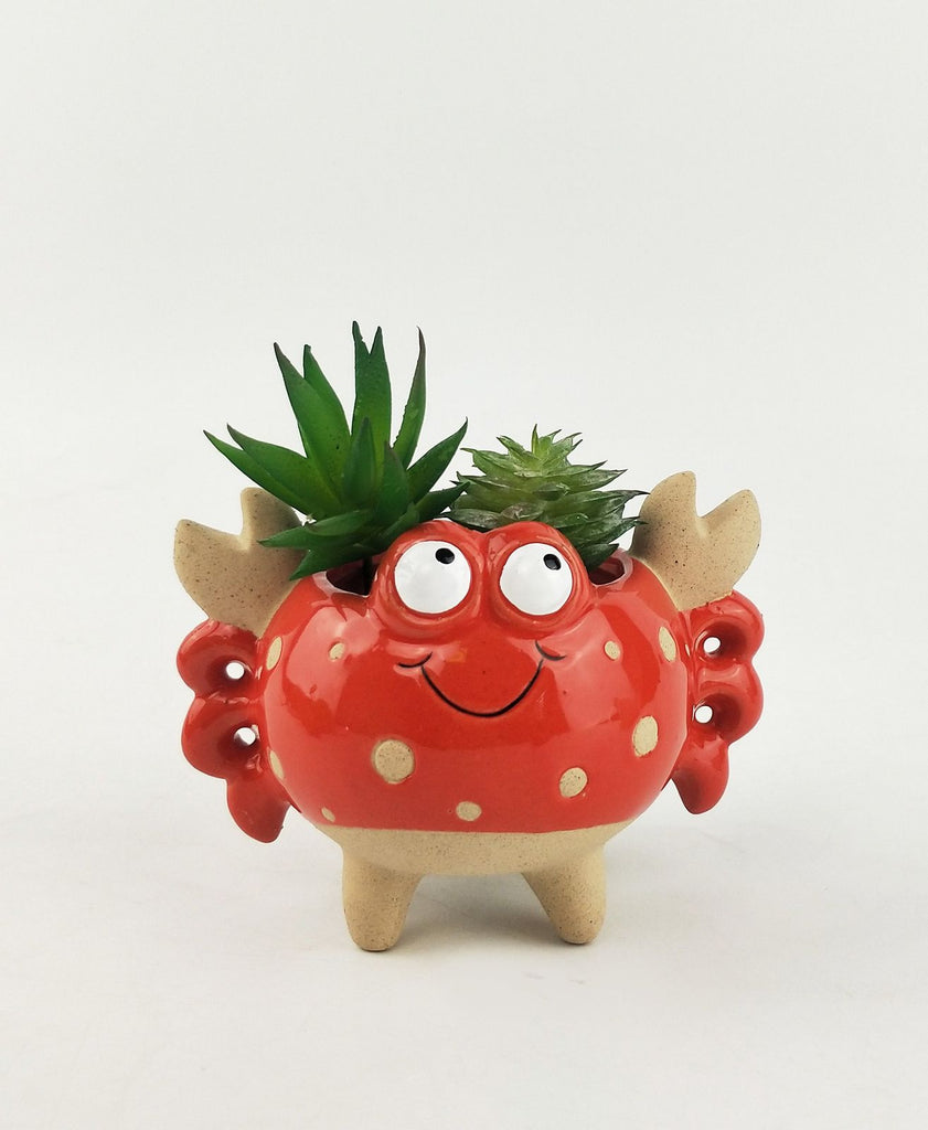 Urban Products: Crab Planter Red