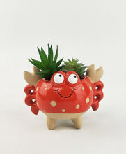 Load image into Gallery viewer, Urban Products: Crab Planter Red