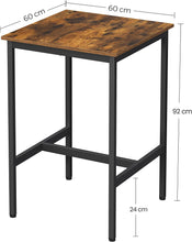 Load image into Gallery viewer, Vasagle Pub Dining Height Table