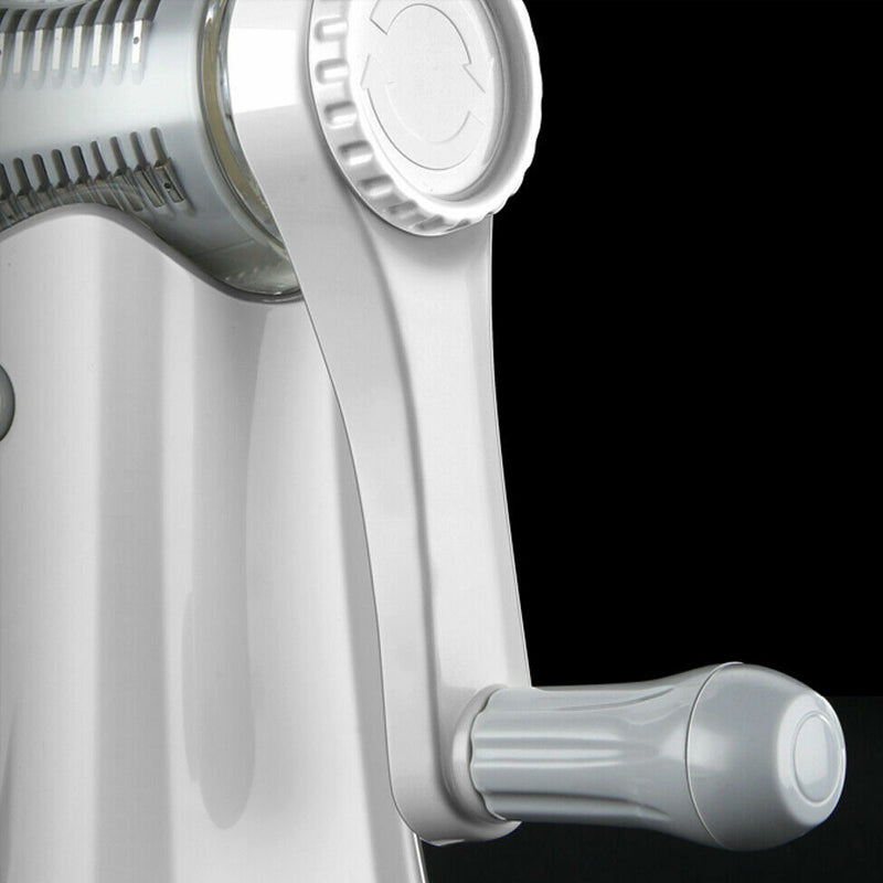 Hand-Cranked Rotary Drum Vegetable Cutter with 5 Blades