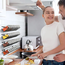 Load image into Gallery viewer, Four-Tier Wall-Mounted Kitchen Spice Rack