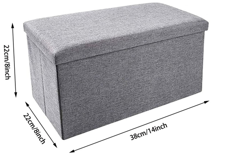 Linen Folding Organizer Storage Stool