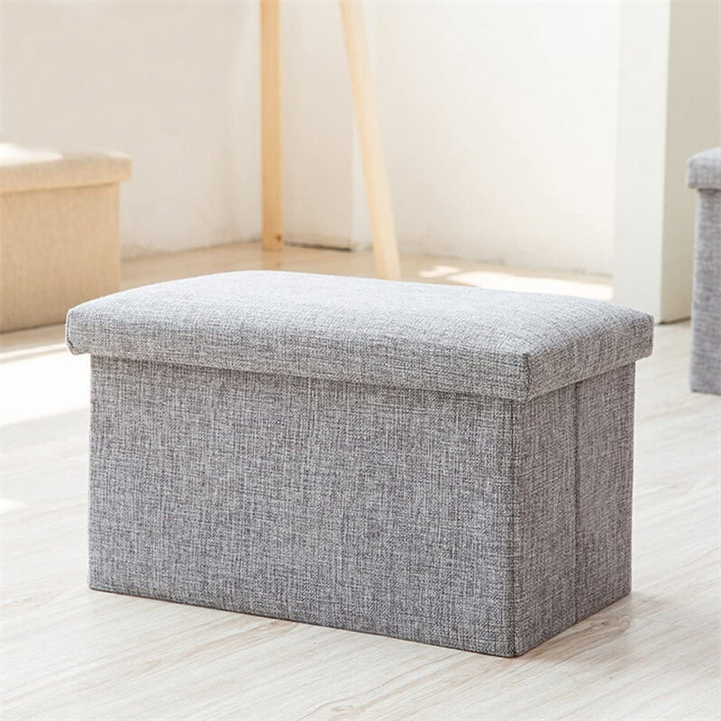 Linen Folding Organizer Storage Stool