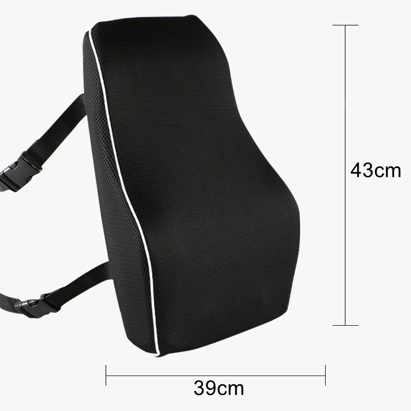 Breathable Lumbar Support Pillow for Office Chair & Car