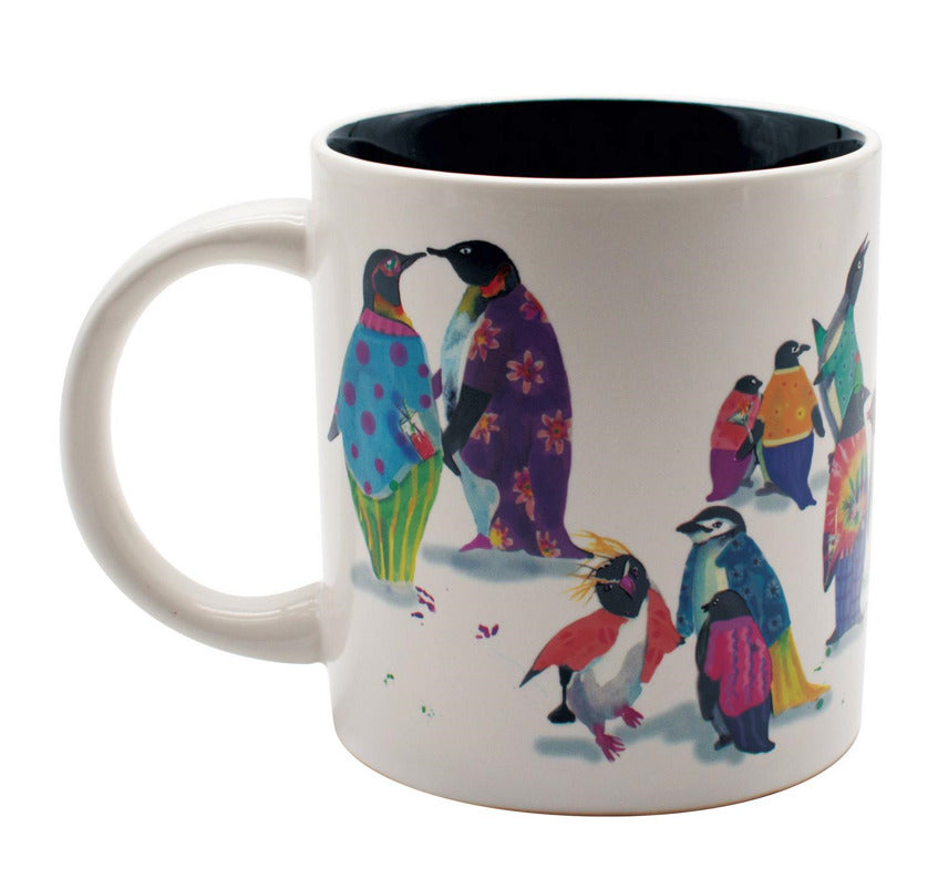 Heat Transforming Penguin Party Mug