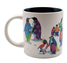 Load image into Gallery viewer, Heat Transforming Penguin Party Mug