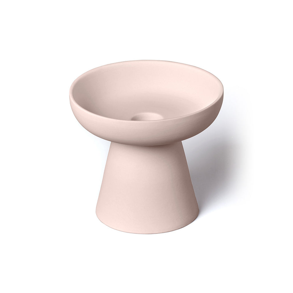 Aery Living: Porcini Candle Holder Medium - Soft Pink