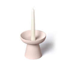 Load image into Gallery viewer, Aery Living: Porcini Candle Holder Medium - Soft Pink