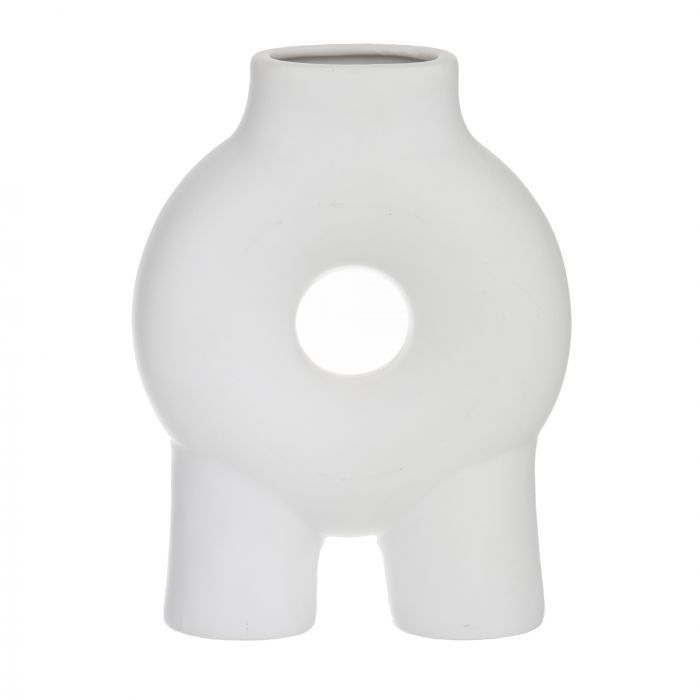 Emporium: White Gigi Vessel - 20cm