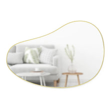 Load image into Gallery viewer, Umbra: Hubba Pebble Mirror - Brass