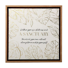 Load image into Gallery viewer, Splosh: Greenery Sanctuary Framed Canvas