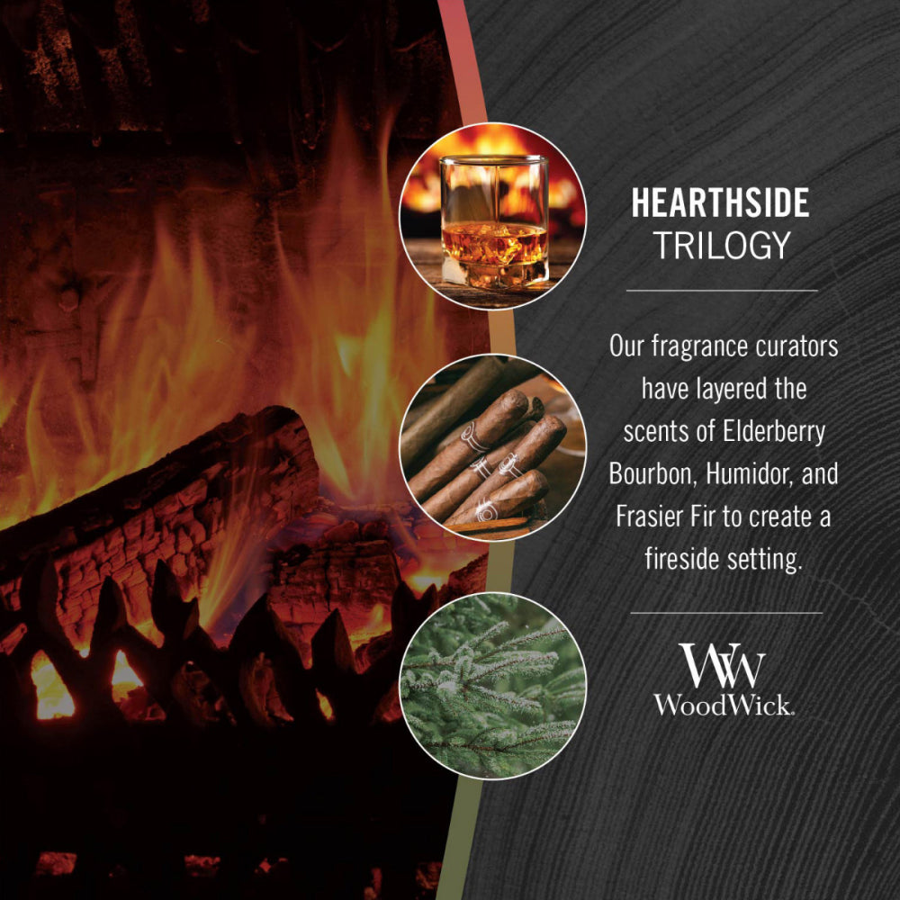 WoodWick: Trilogy Candle - Hearthside (Medium)