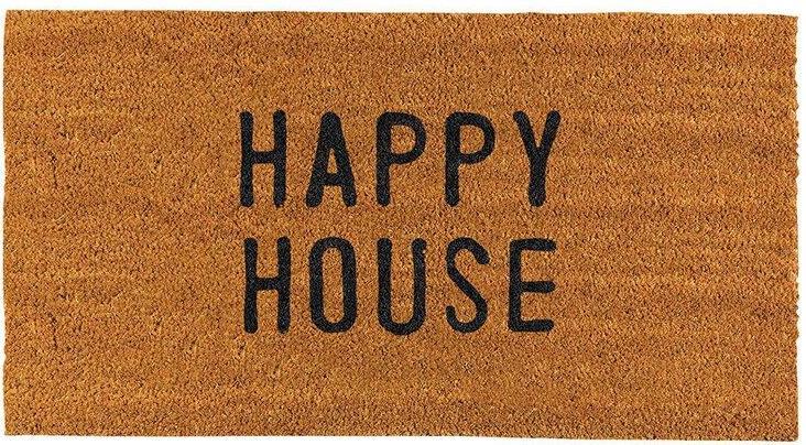 Face To Face Doormat - Happy House - Santa Barbara Design Studio