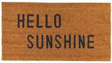 Load image into Gallery viewer, Face To Face Doormat - Hello Sunshine - Santa Barbara Design Studio