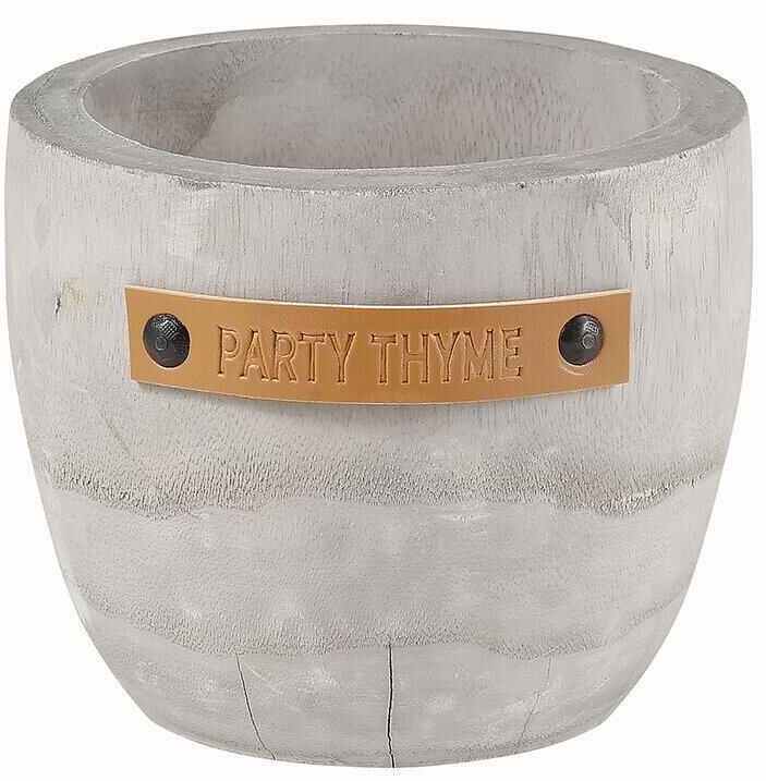 Wood Planter - Party Thyme - Santa Barbara Design Studio