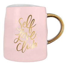 Load image into Gallery viewer, Artisanal Mug And Saucer Set - Self Love Club - Slant Collections