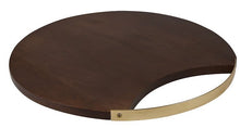 Load image into Gallery viewer, Wood + Brass Board - 40cm - Santa Barbara Design Studio